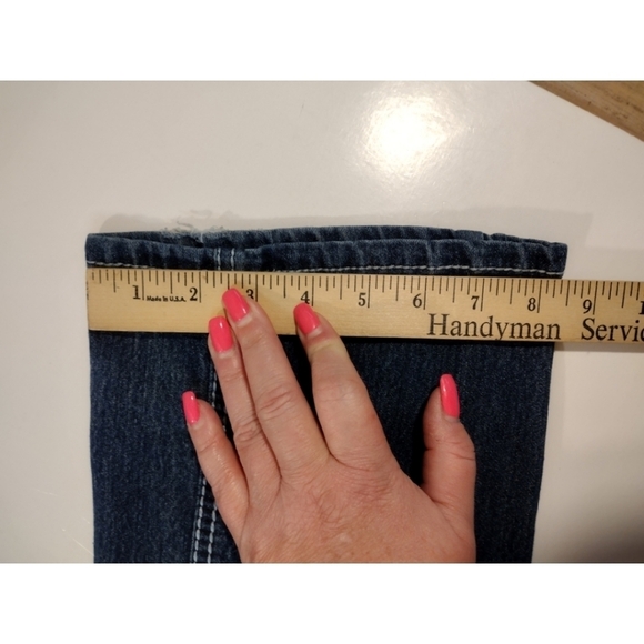 Mudd blingy contrast stitching button flap jeans - Picture 10 of 16